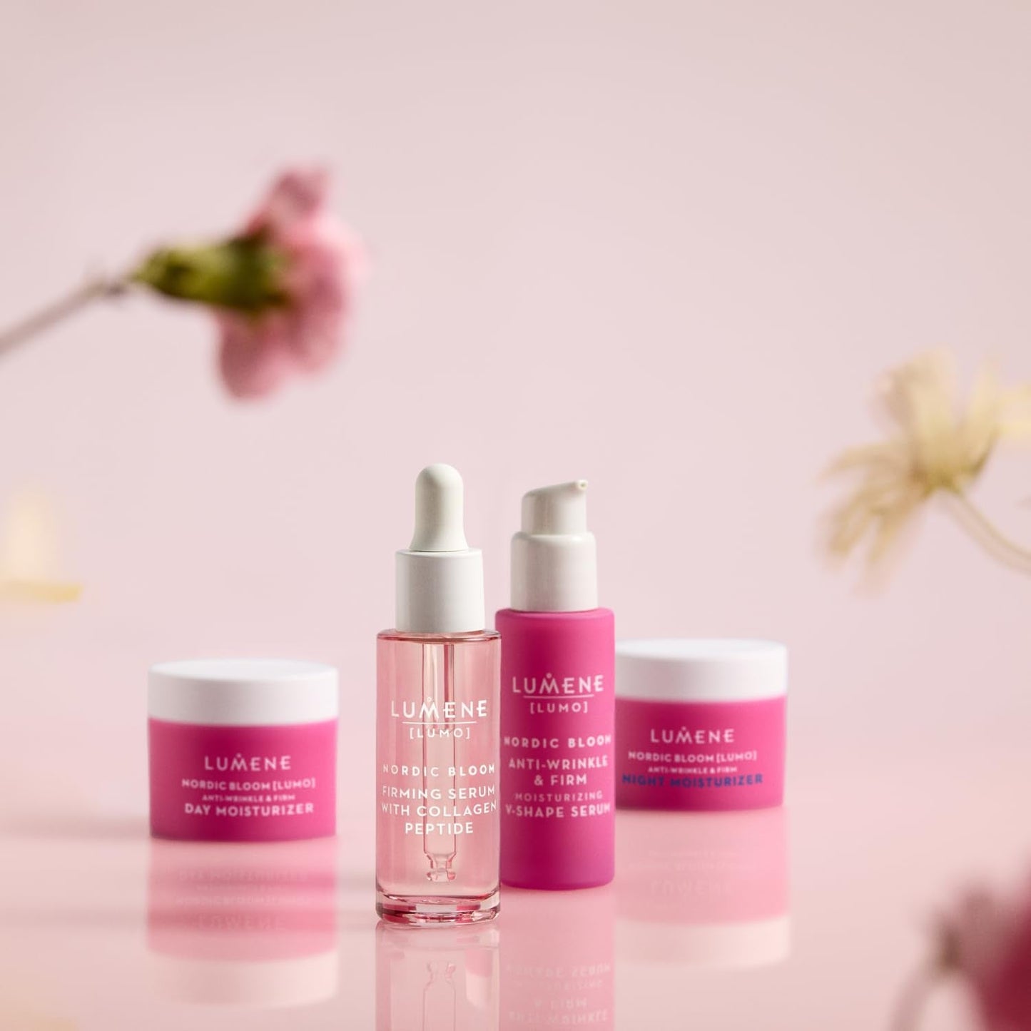 [Lumo] Vegan Collagen Face Serum - Firming Peptide Serum Formulated with Hyaluronic Acid for Smoother, Plump-Looking Skin - Helps to Reduce the Appearance of Fine Lines + Wrinkles (1 Fl Oz)