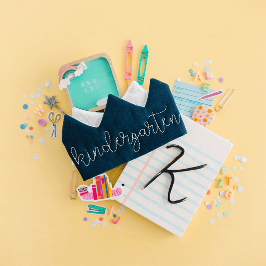 Personalized Monogrammed Back to School Crown