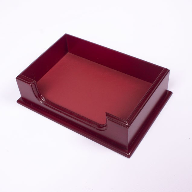 MOOG Wooden Prestige Desk Set -Burgundy- 8 PCS