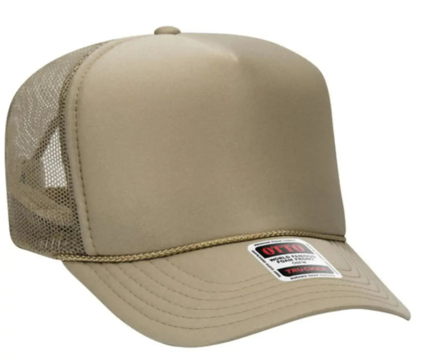 If My Mouth Doesn't Say It My Face Totally Will Text Adult Otto Foam Trucker Hat