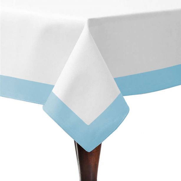 Border Frame Poly Cotton Table Cloth