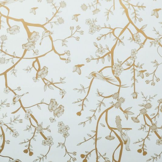 Pale Green and Gold Chinoiserie Gift Wrap