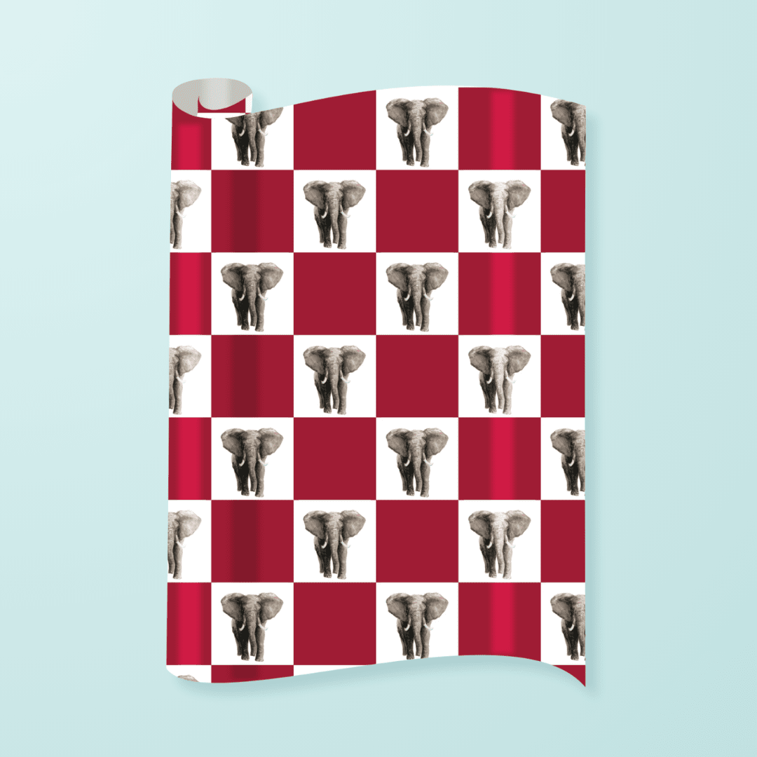 Elephant Gift Wrap - themonogram manor 