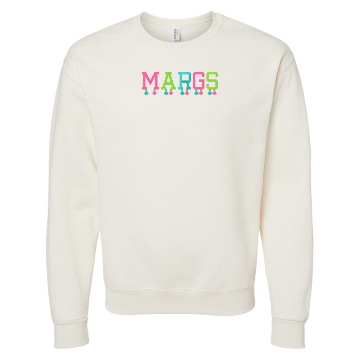 Embroidered Tasseled 'Margs' Sweatshirt - themonogram manor 