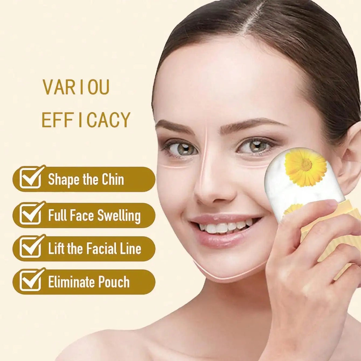 Upgraded Ice Roller Face and Eye Beauty Massage Silicone Ice Cubes Tighten Skin Reduce Skin Temperature Skin Care Tool - themonogram manor 