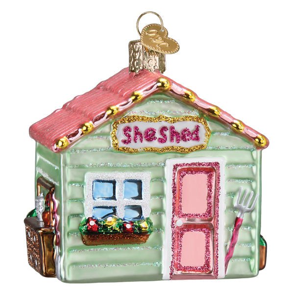 She Shed Ornament - #themonogram manor #