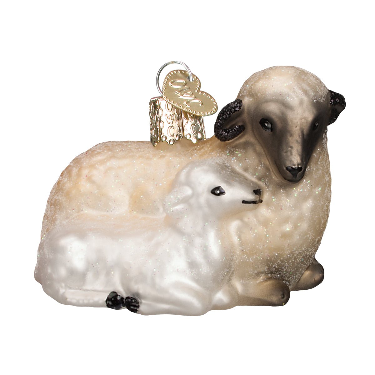 Sheep With Lamb Ornament - themonogram manor 