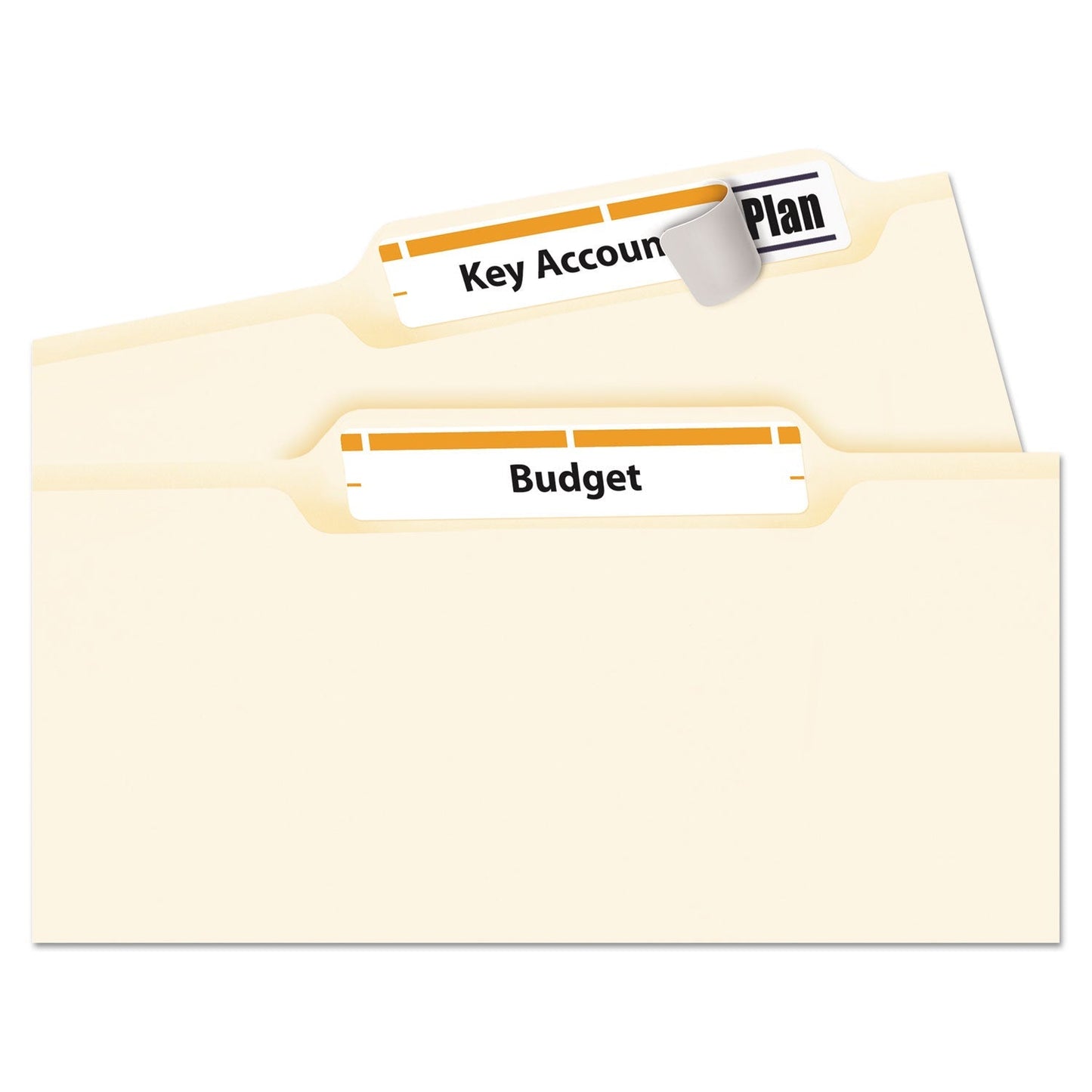 Avery Permanent TrueBlock File Folder Labels with Sure Feed Technology, 0.66 x 3.44, White, 30/Sheet, 25 Sheets/Pack - themonogram manor 