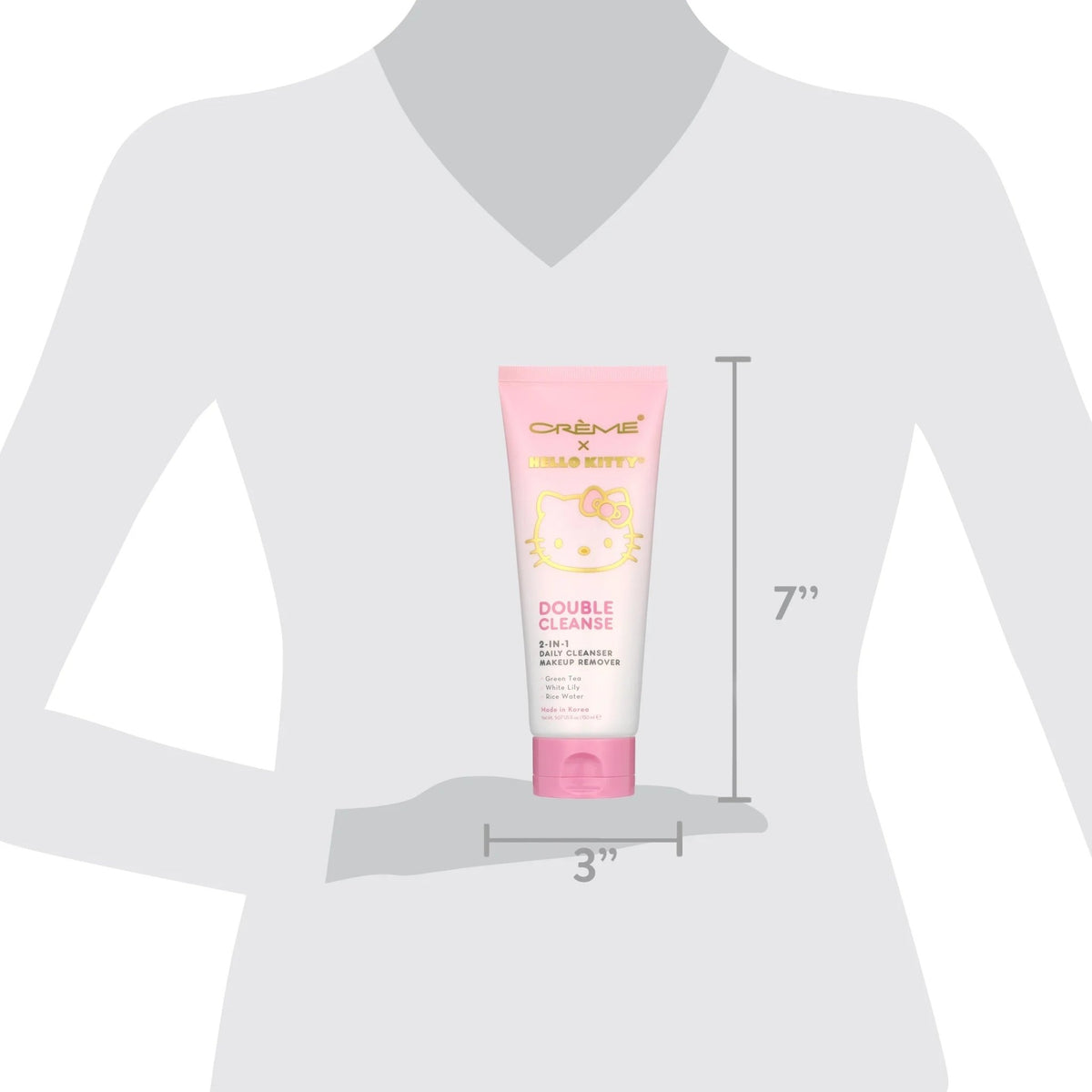 Hello Kitty Double Cleanser 2- In-1 Facial Foam Cleanser for All Skin Types - themonogram manor 