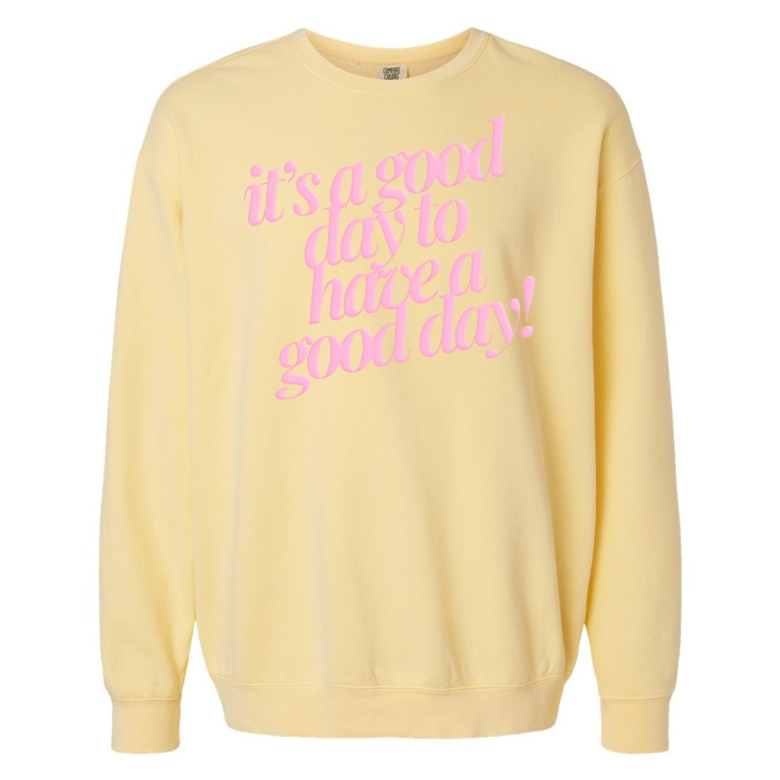 PUFF 'Good Day²' Lightweight Sweatshirt - themonogram manor 