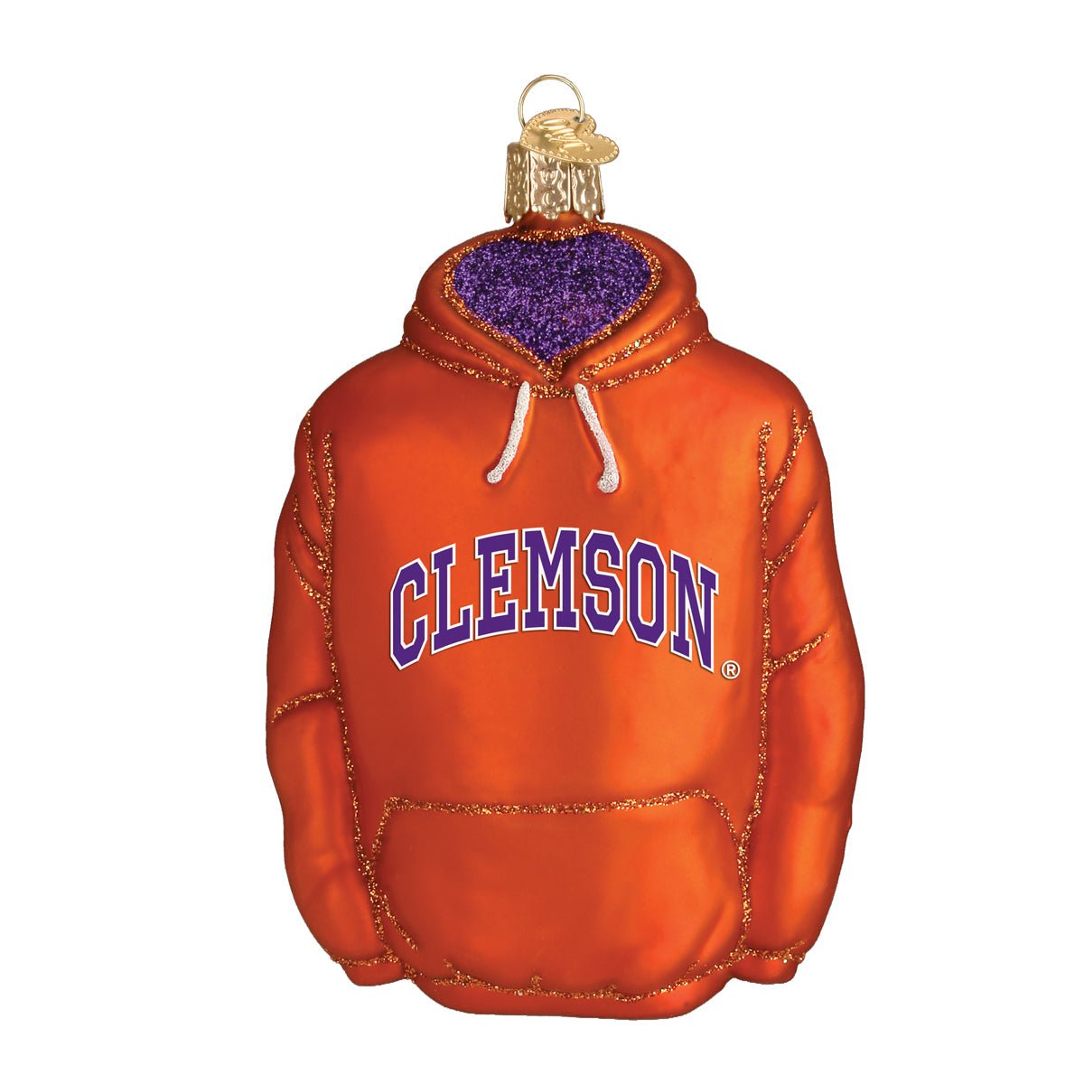 Clemson Hoodie Ornament - themonogram manor 