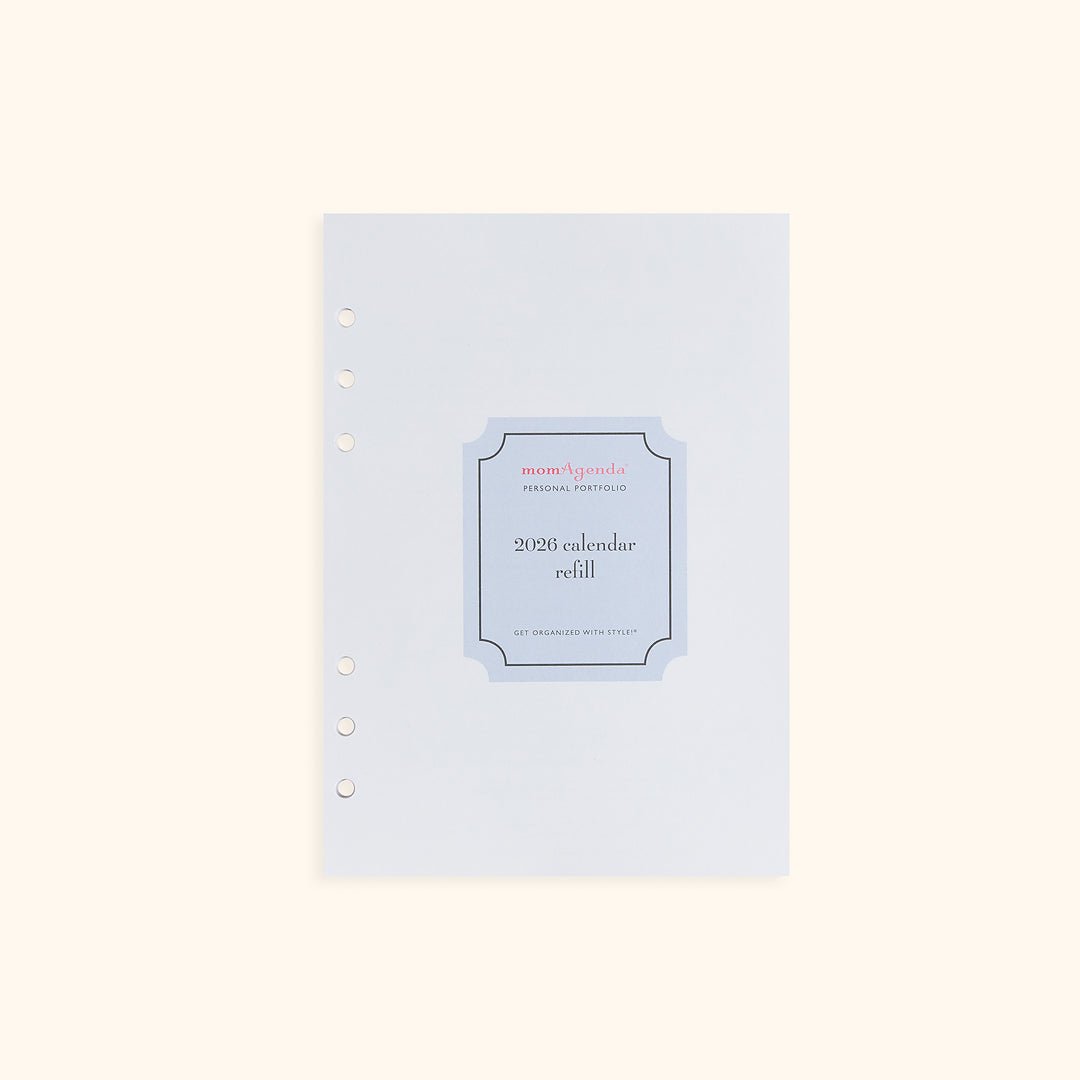 A5 Inserts for Weekly Planner Personal Portfolio 2026 - themonogram manor 