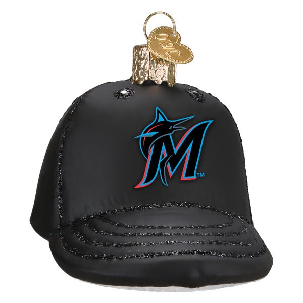 Marlins Baseball Cap Ornament - themonogram manor 