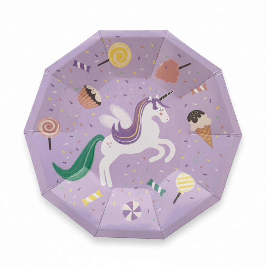 Sweet Unicorn Small Plates (Set of 8) - themonogram manor 