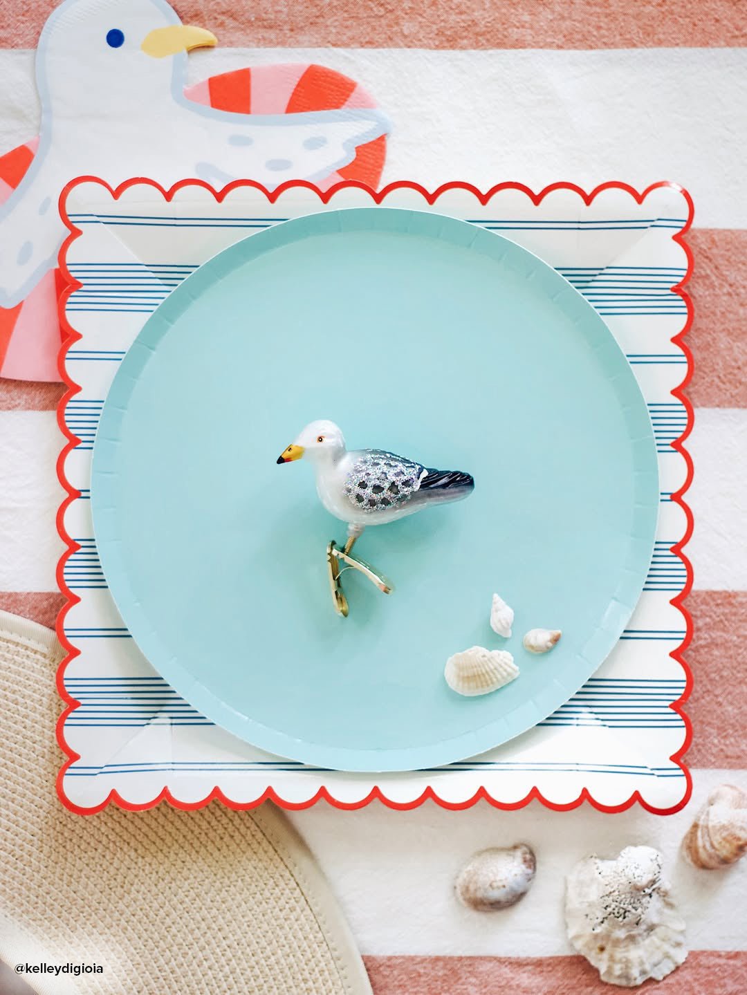 Sea Gull Ornament - themonogram manor 
