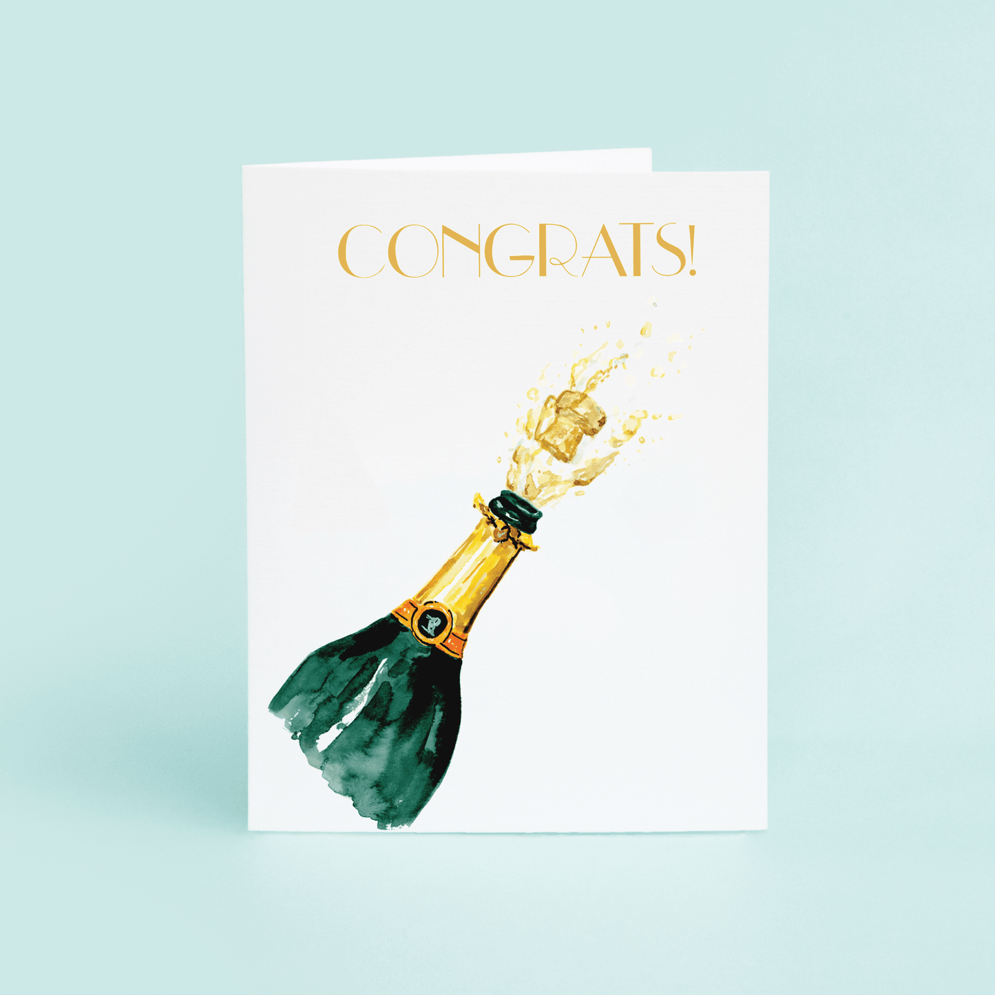 Champagne POP "Congrats" - themonogram manor 