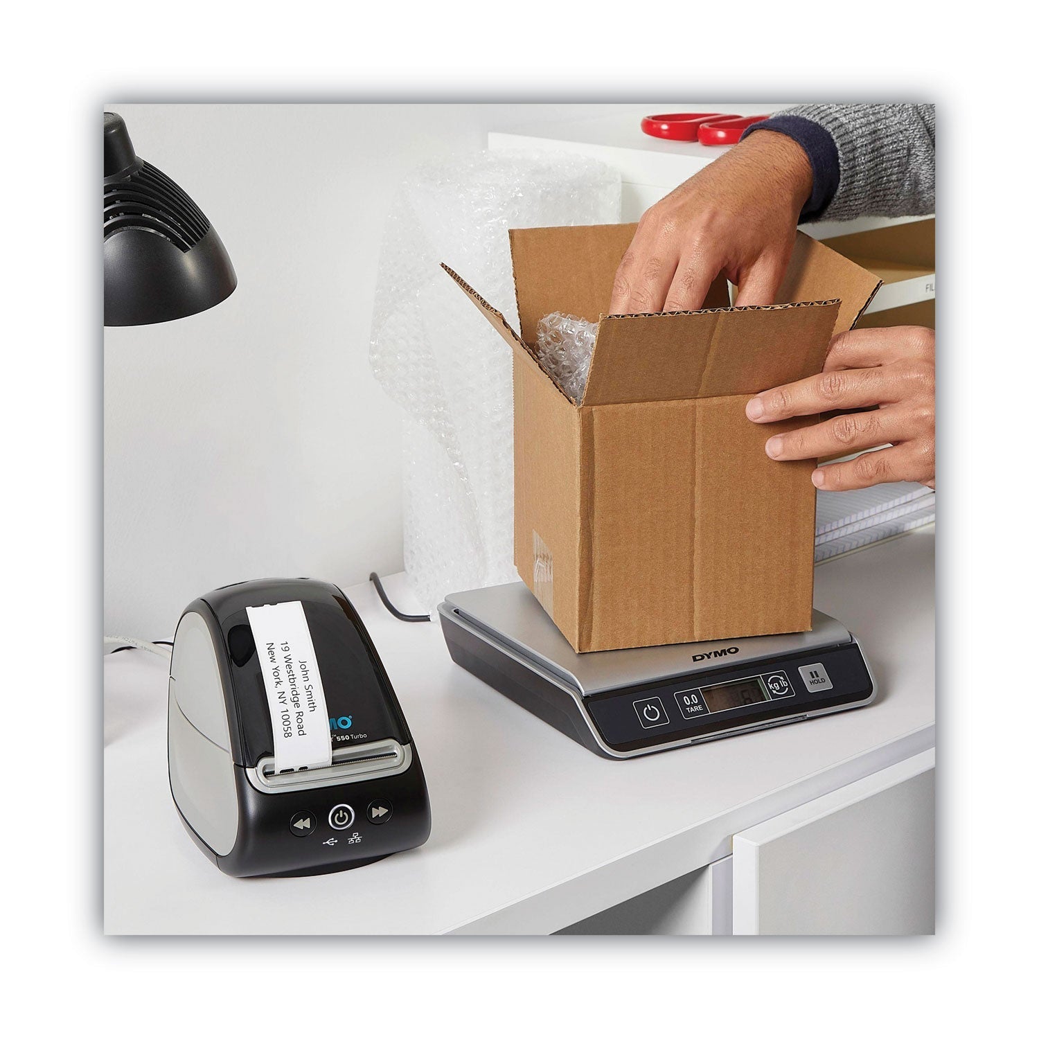 DYMO LabelWriter 550 Turbo Series Label Printer, 90 Labels/min Print Speed, 5.34 x 7.38 x 8.5 - themonogram manor 
