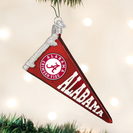 Alabama Pennant Ornament - themonogram manor 