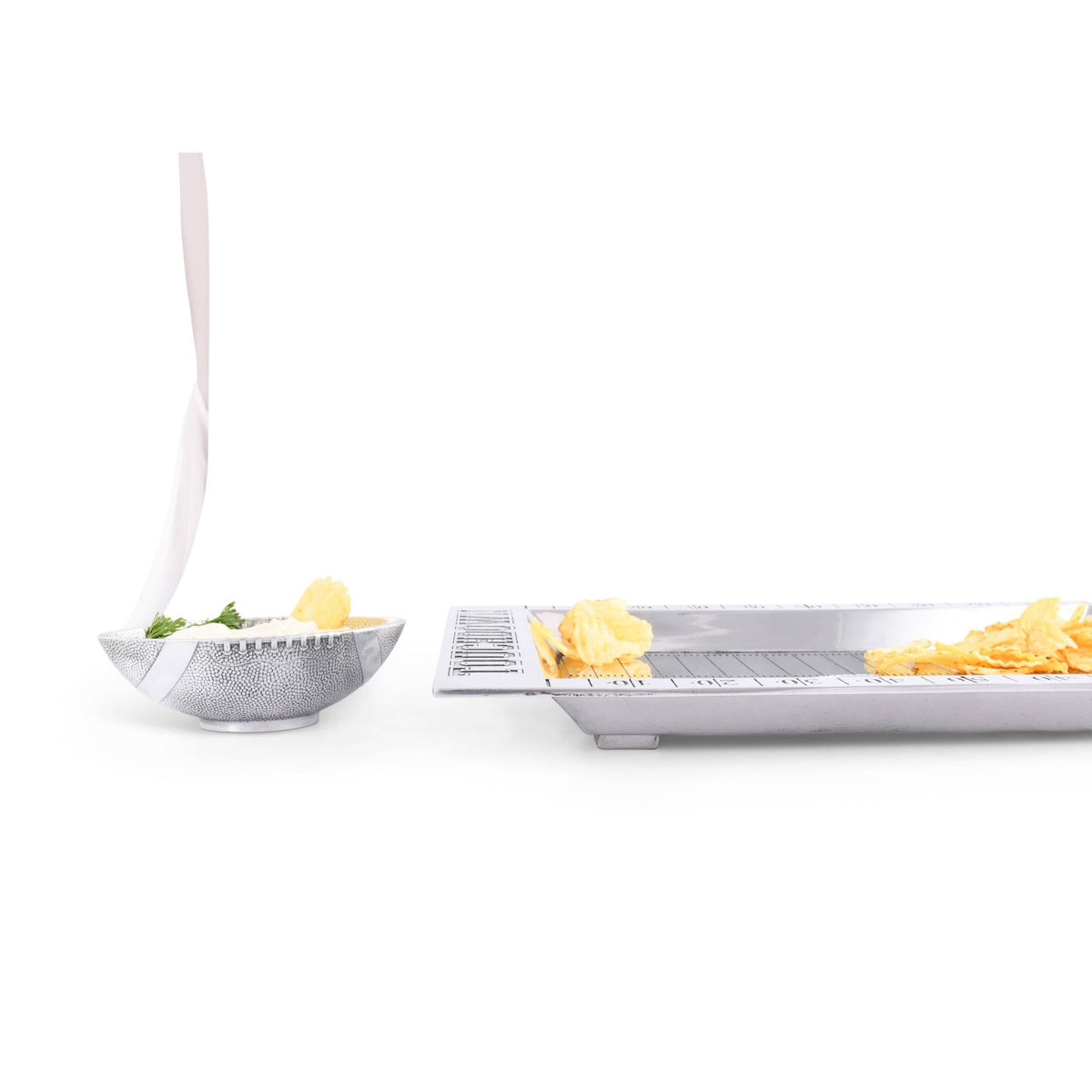 Football Field Chip and Dip Tray and Bowl - themonogram manor 