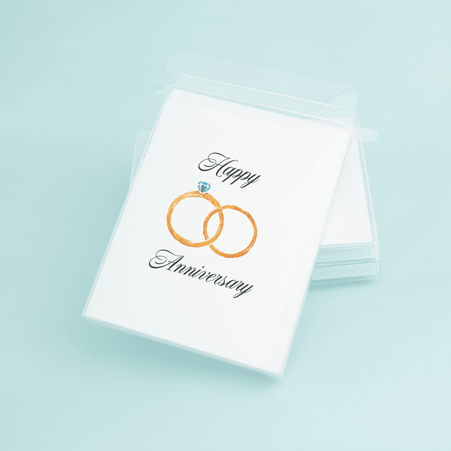 Anniversary Rings "Happy Anniversary" - themonogram manor 