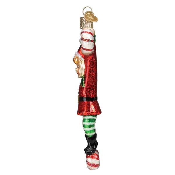 Playful Elf Ornament - #themonogram manor #