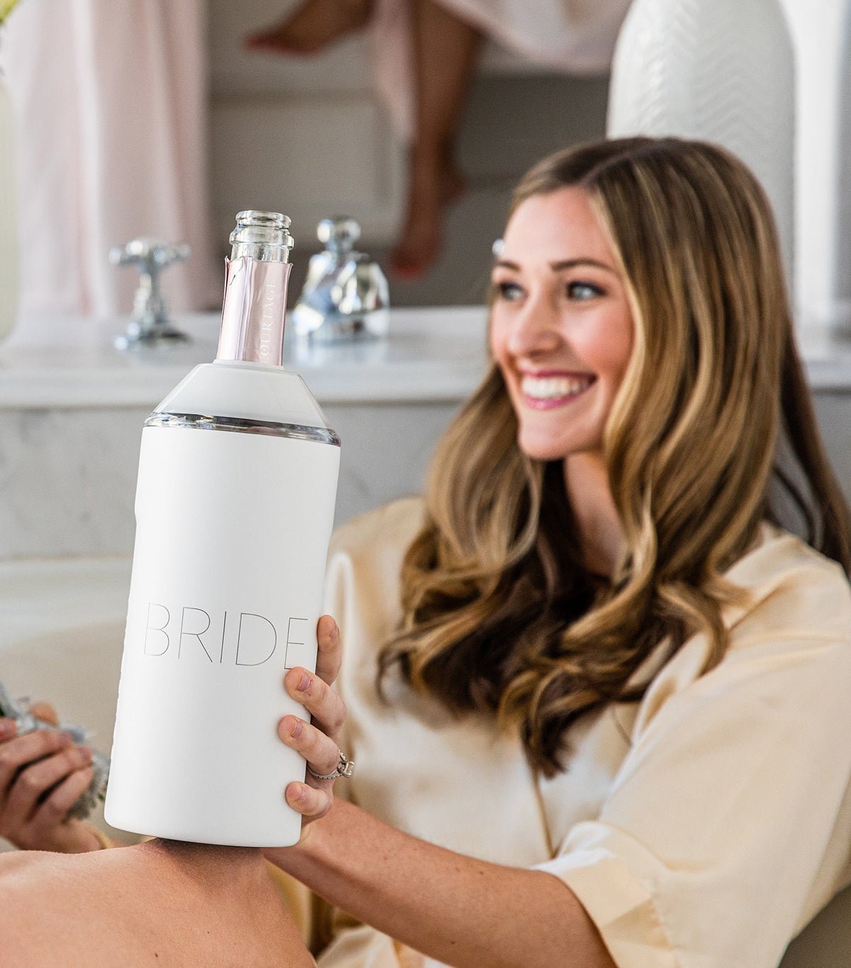 White with Bride - themonogram manor 