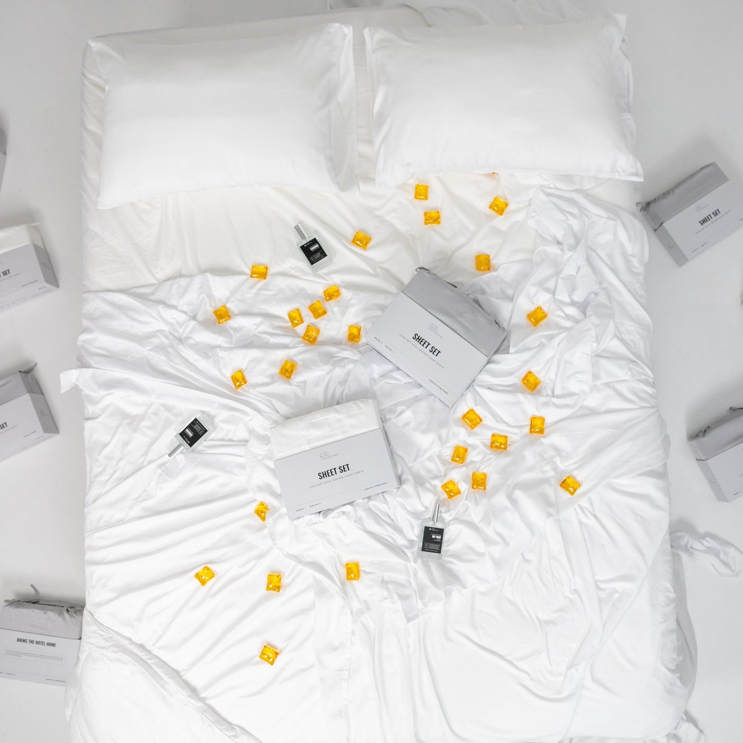 Sateen Cotton Retreat Sheet Set - themonogram manor 