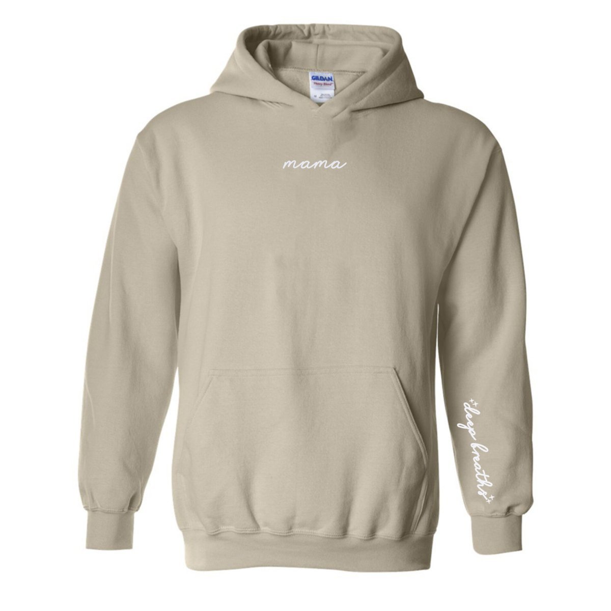 Mama 'Deep Breaths Reminder' Hoodie - themonogram manor 