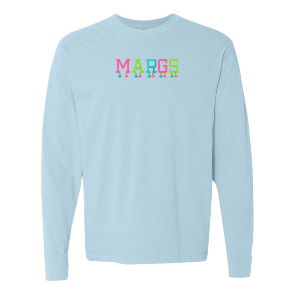 Embroidered Tasseled 'Margs' Long Sleeve - themonogram manor 