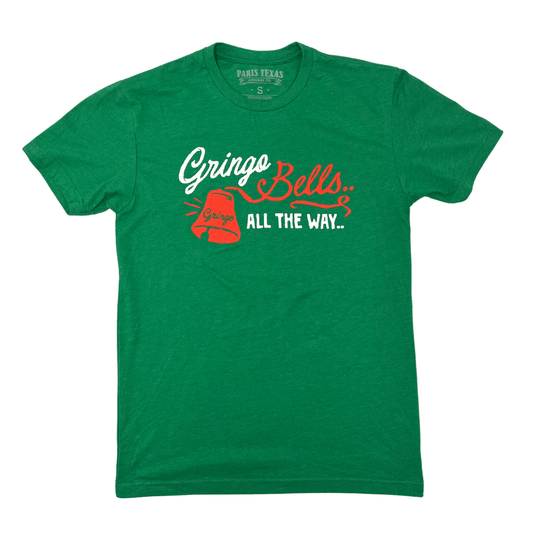 Gringo Bells T-Shirt - Kelly Green - themonogram manor 
