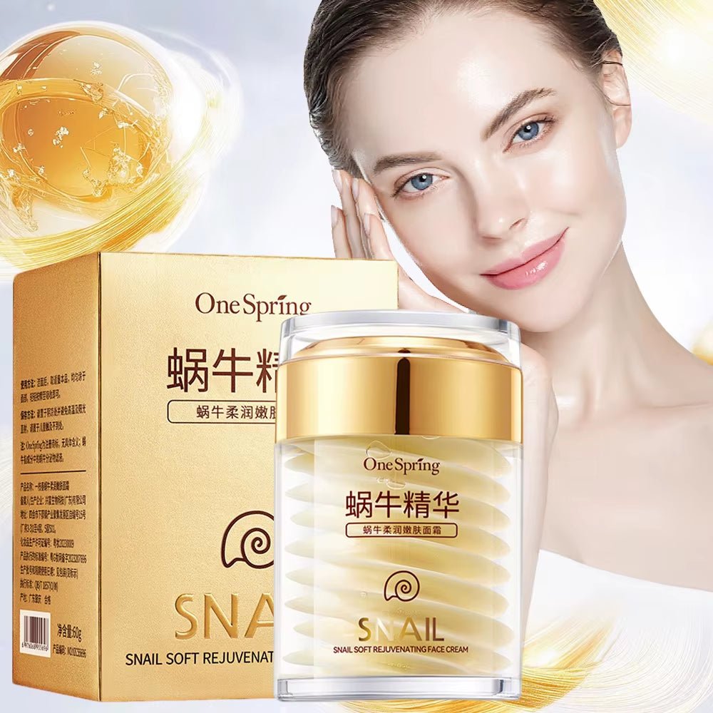 Snail Collagen Face Cream Moisturizer Firming Brighten Skin Day Cream for Face Nourishing Smoothing Korean Cosmetics Skin Care - themonogram manor 