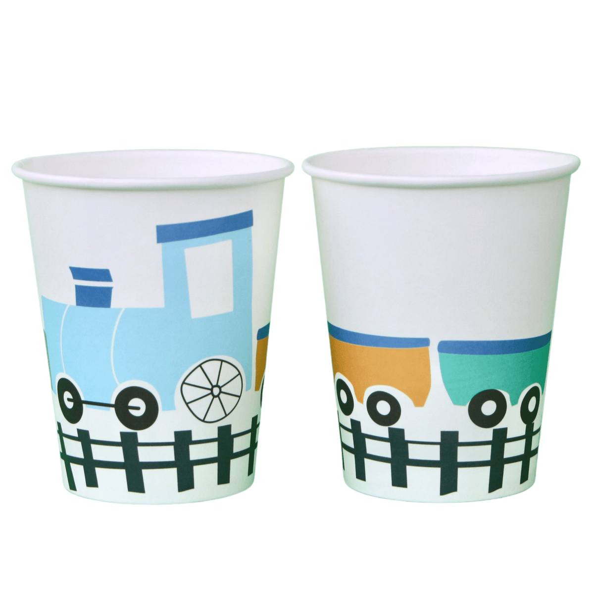 Steam Train Cups (Set of 8) - themonogram manor 