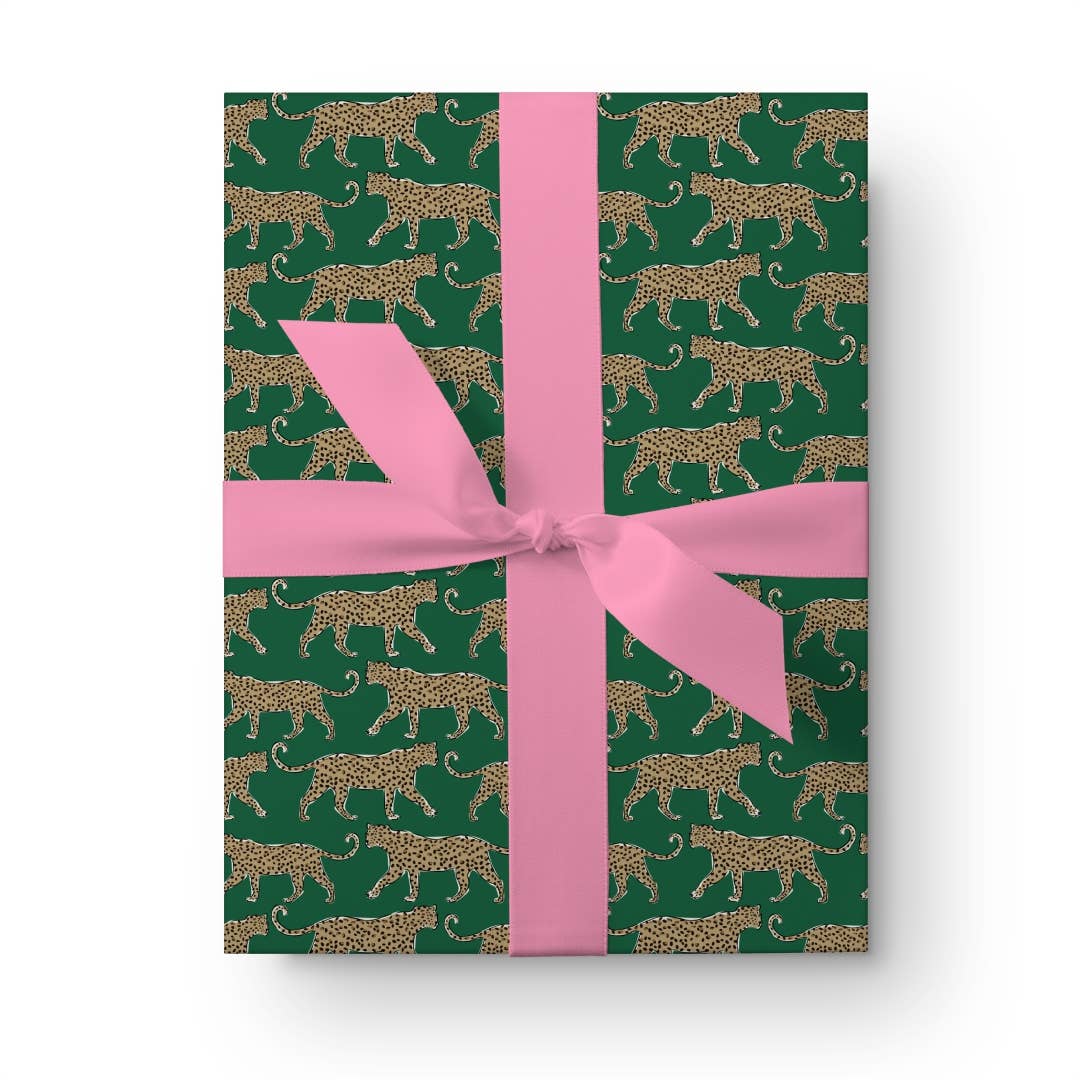 Tiger Leopard Sheet | Gift Wrapping Sheet | Gift Wrap Paper - themonogram manor 