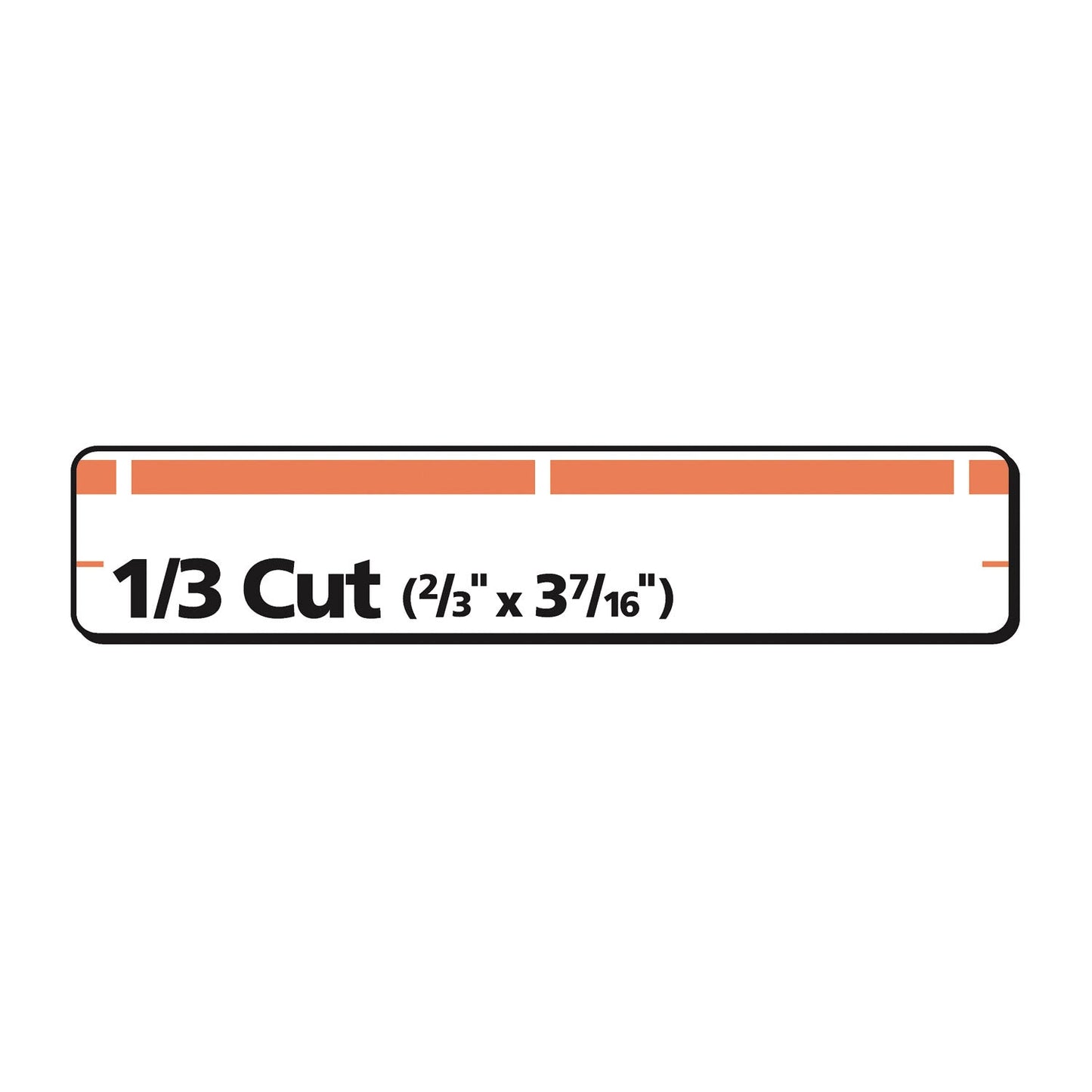 Avery Permanent TrueBlock File Folder Labels with Sure Feed Technology, 0.66 x 3.44, White, 30/Sheet, 25 Sheets/Pack - themonogram manor 