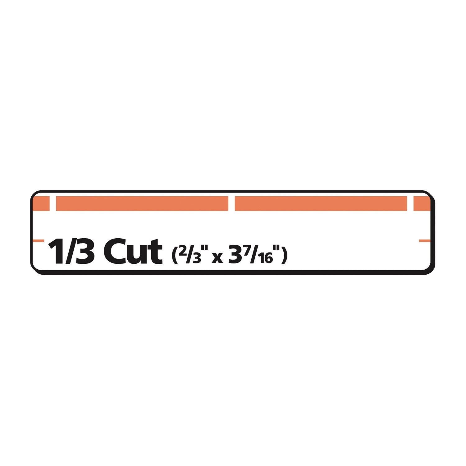 Avery Permanent TrueBlock File Folder Labels with Sure Feed Technology, 0.66 x 3.44, White, 30/Sheet, 25 Sheets/Pack - themonogram manor 