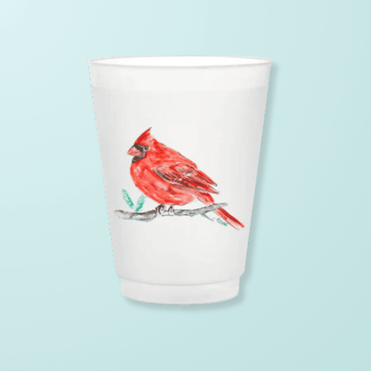 Cardinal Frosted Cup - themonogram manor 