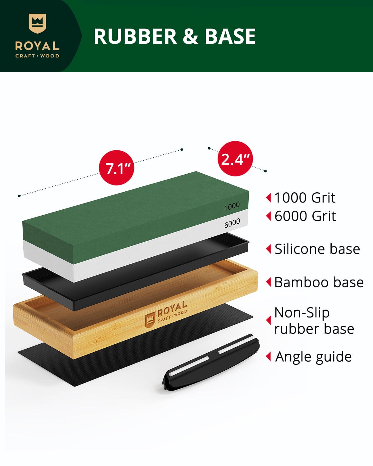 Whetstone Knife Sharpening Kit, White/Green - themonogram manor 