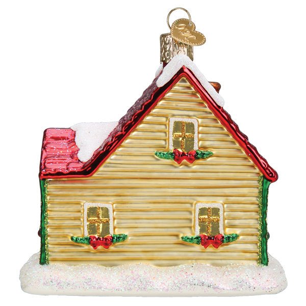 Christmas Cottage Ornament - #themonogram manor #