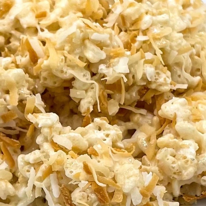 "Clusters" Toasted Coconut Crispie Mix Clusters - themonogram manor 