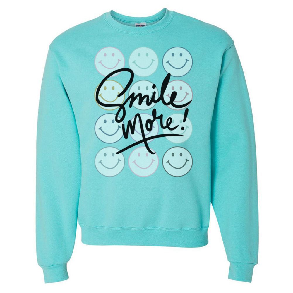 'Smile More' Crewneck Sweatshirt - themonogram manor 