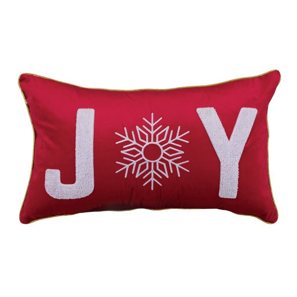 20" Joy Rectangle Pillow - themonogram manor 