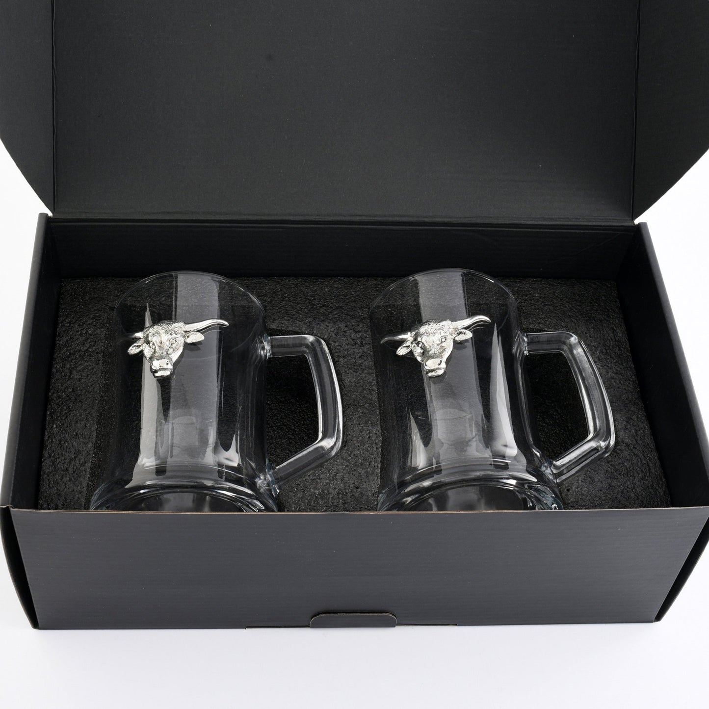 Longhorn Beer Mugs - Set of 2 - themonogram manor 