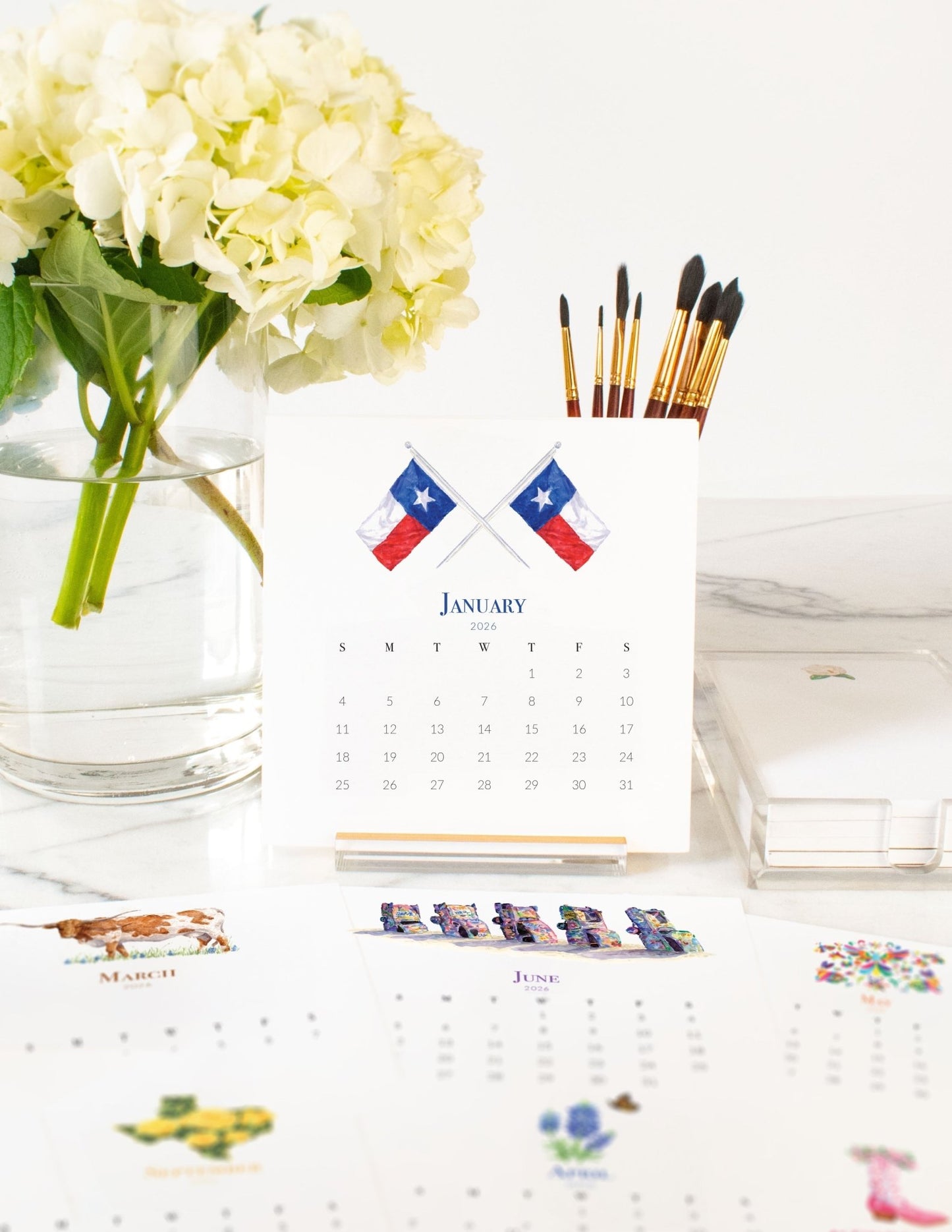 2026 Calendar | TEXAS EDITION - themonogram manor 
