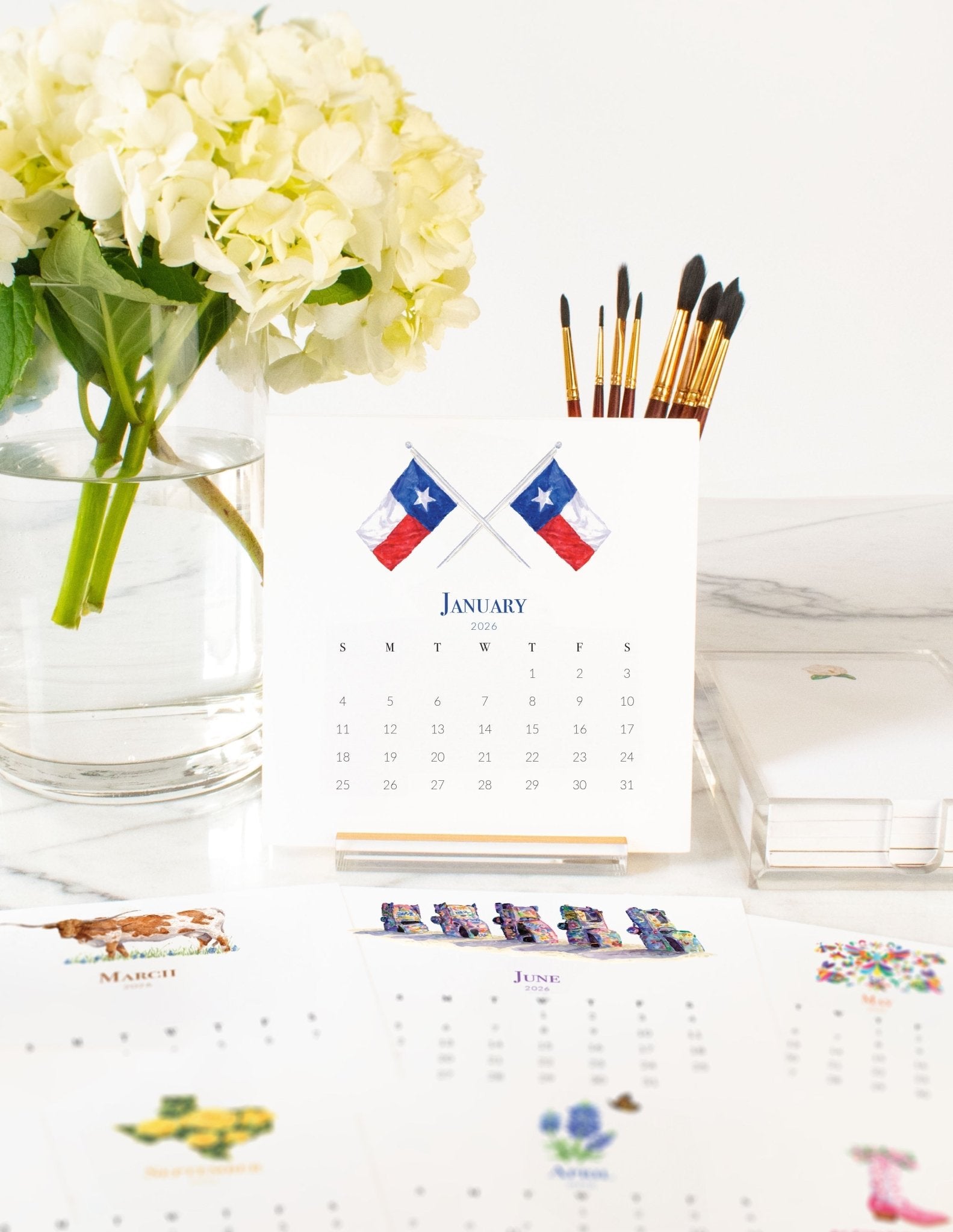 2026 Calendar | TEXAS EDITION - themonogram manor 