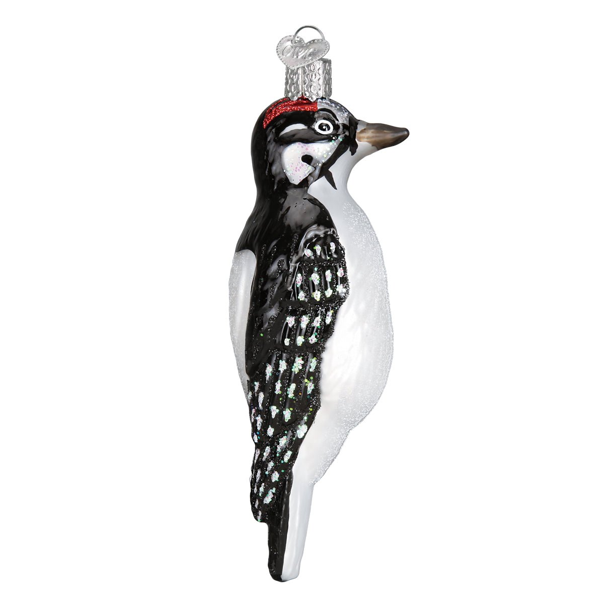 Hanging Hairy Woodpecker - #themonogram manor #