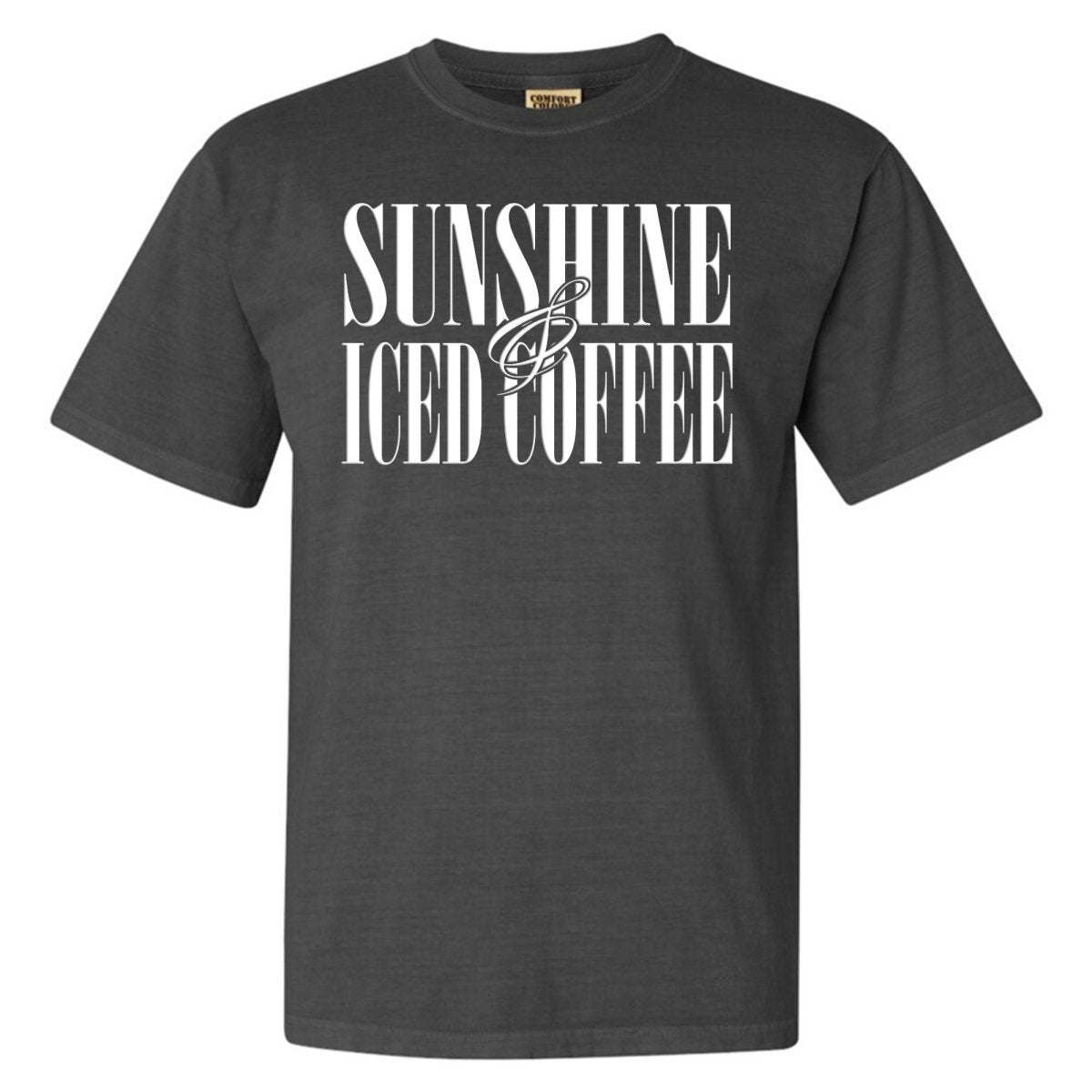 PUFF 'Sunshine & Iced Coffee' T-Shirt - themonogram manor 