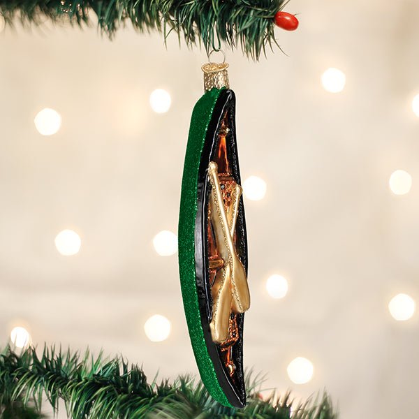 Green Canoe Ornament - themonogram manor 
