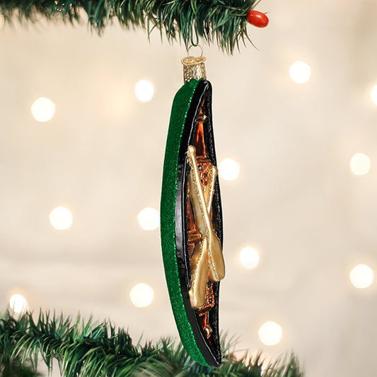 Green Canoe Ornament - themonogram manor 