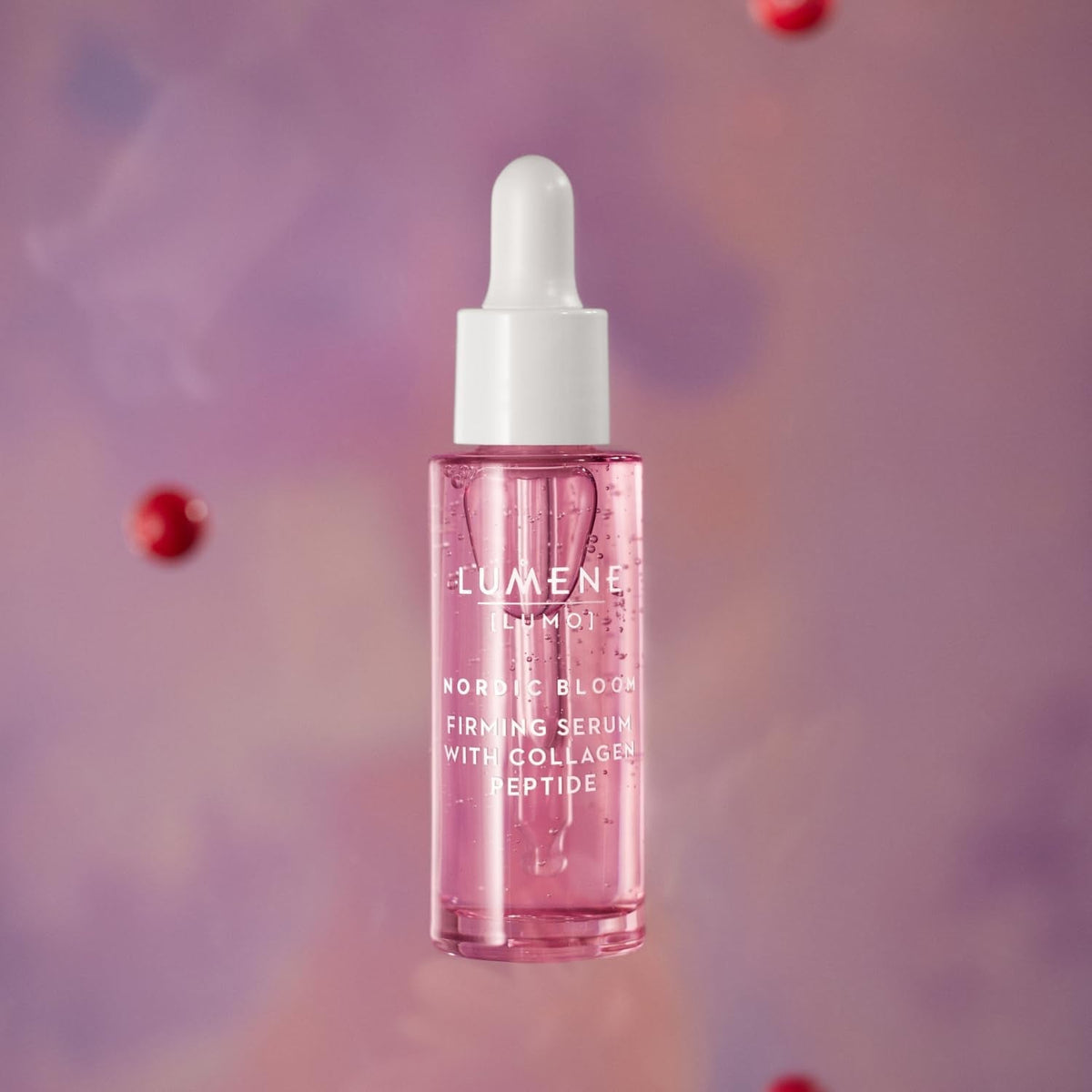 [Lumo] Vegan Collagen Face Serum - Firming Peptide Serum Formulated with Hyaluronic Acid for Smoother, Plump-Looking Skin - Helps to Reduce the Appearance of Fine Lines + Wrinkles (1 Fl Oz) - themonogram manor 