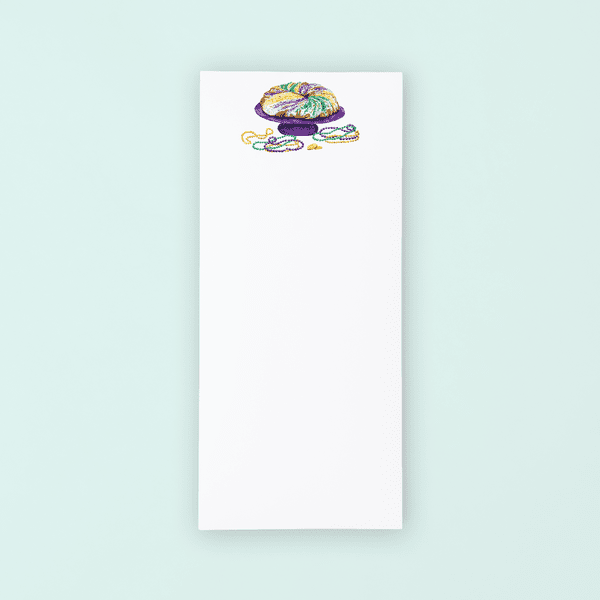 King Cake Lists Pad - themonogram manor 